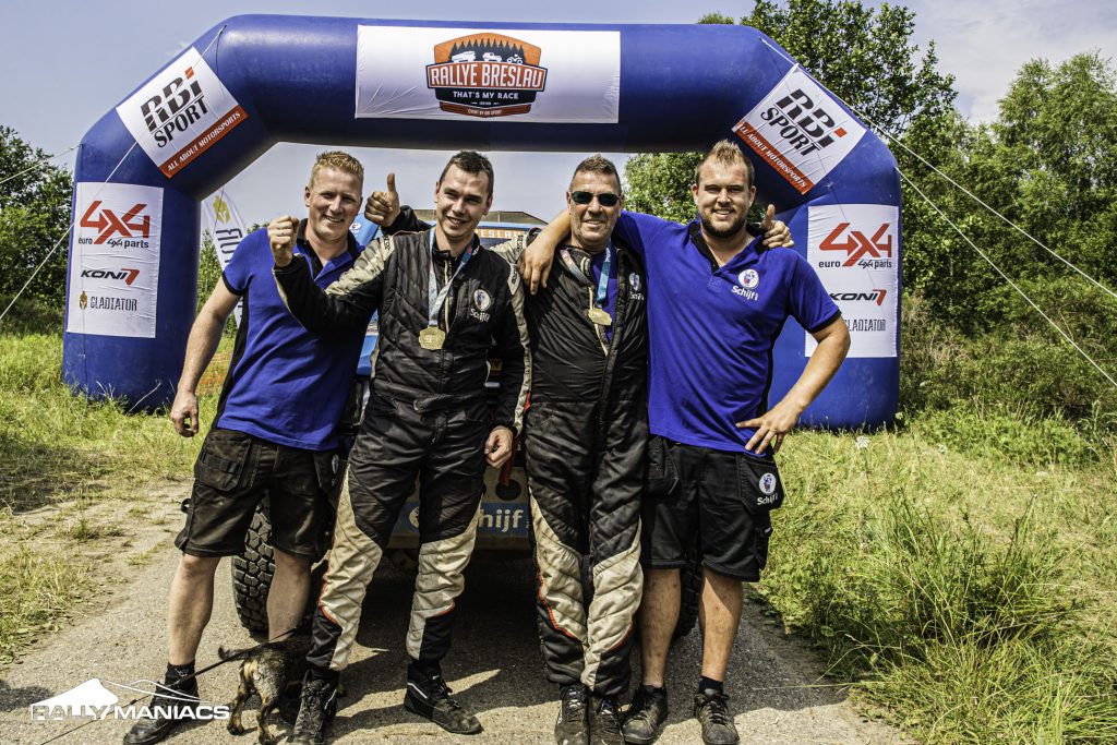 Schijf Rally presteert maximaal tijdens Breslau Rallye