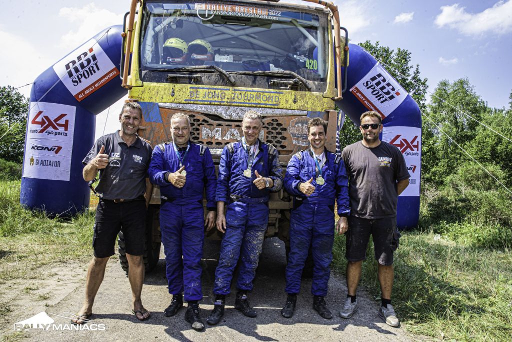 Rainbow Truckteam tevreden met snelheid in Breslau Rallye