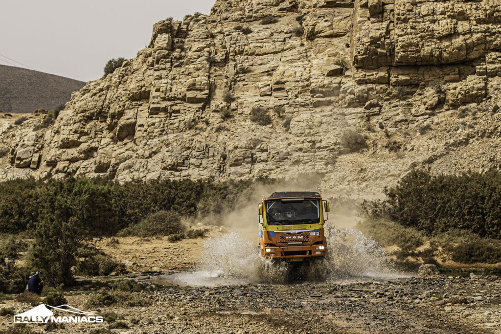 Rainbow Truckteam wint eerste etappe van Rallye du Maroc