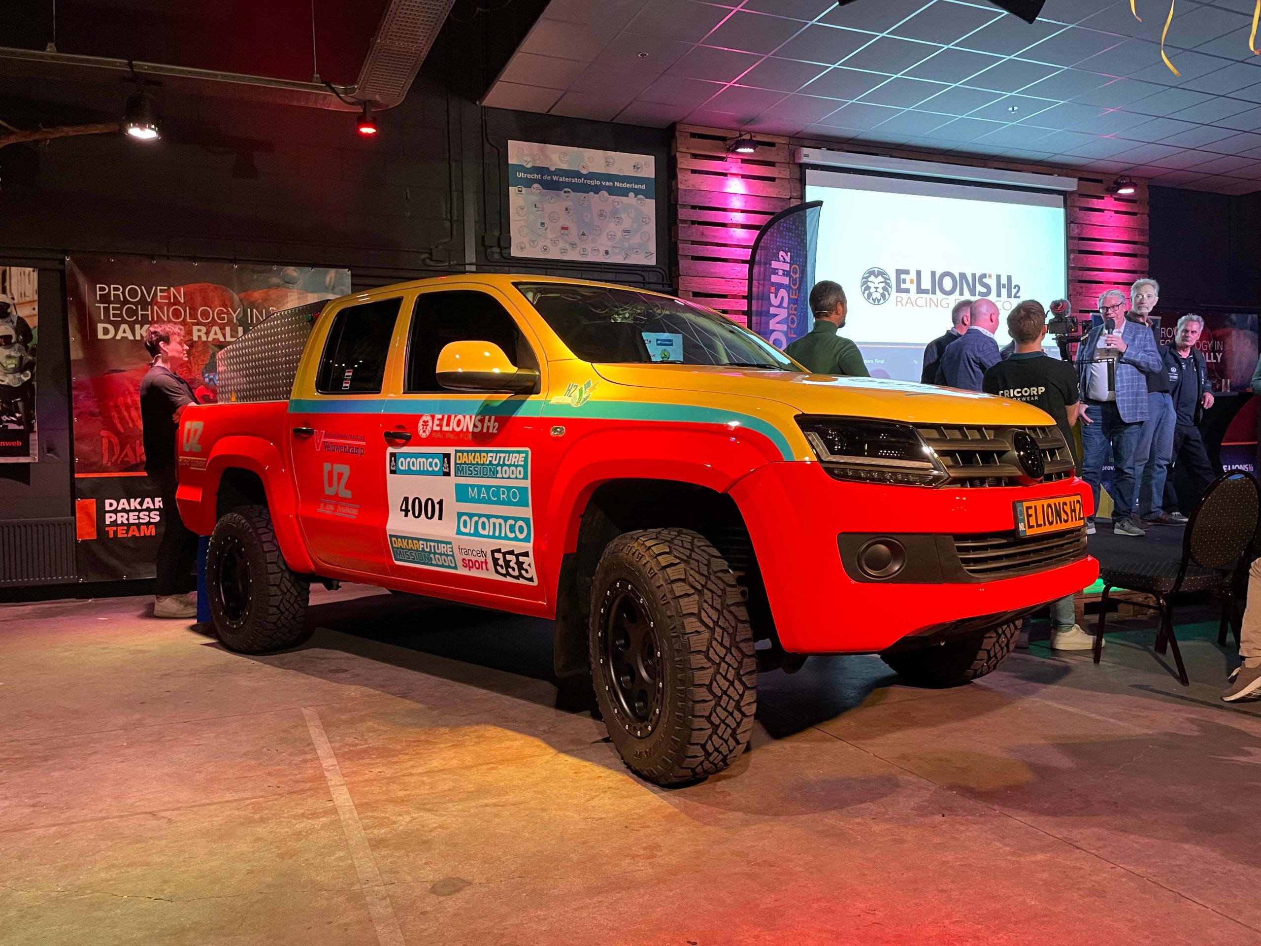 Rainbow Truck Team toont waterstof aangedreven Dakar Amarok - Rallymaniacs